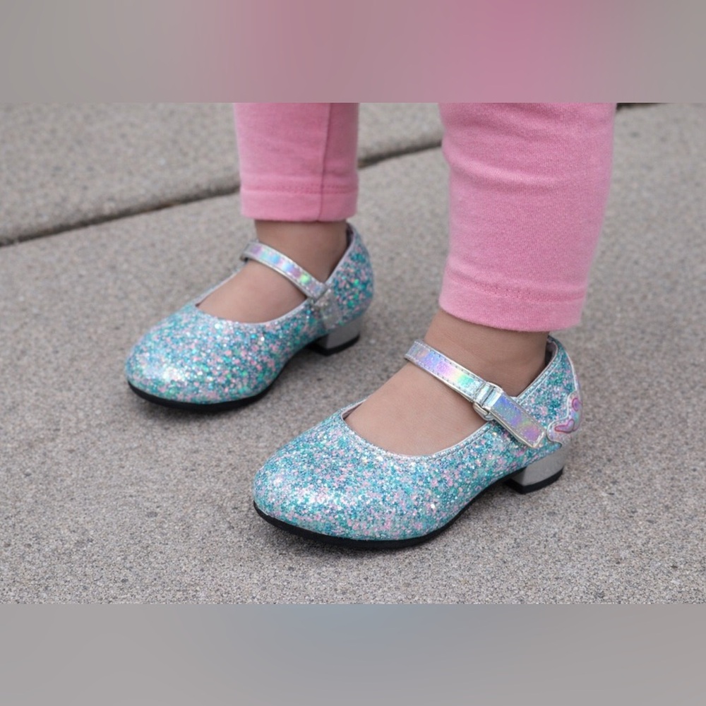 Disney Silver Princess Ballet Shoes Size 7